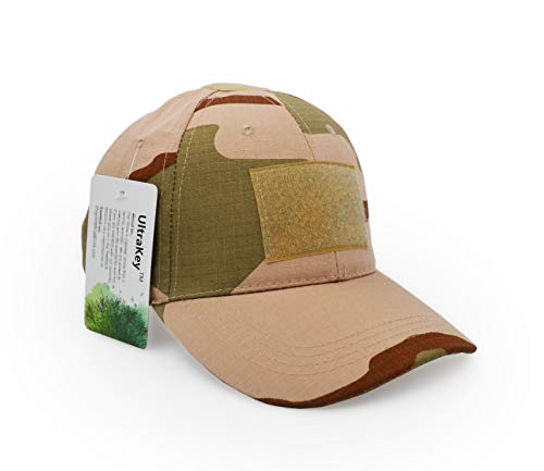 Image of UltraKey Military Tactical Operator Cap, Outdoor Army Hat Hunting Camouflage Baseball Cap