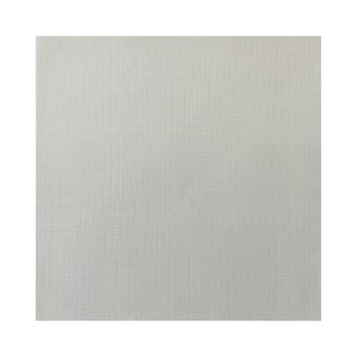 Image of Pre-cuts 18 Count White Plastic Aida Mesh Canvas Sheets, 11.8x11.8 inches, Set of 5pieces