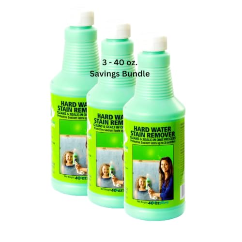 Bio Clean Hard Water Stain Remover 6-40oz Pack) | Bulk Value Eco-Friendly Cleaner, Removes Hard Water Stains, Soap Scum & Mineral Deposits, SPECIAL