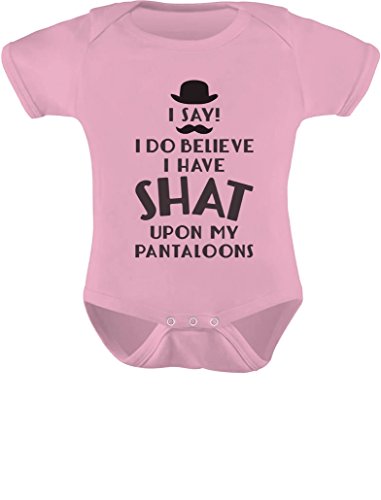 Funny Baby Outfit Newborn Girl Boy Clothes Babies Gift Infant Bodysuit Pants Set 12M Pink