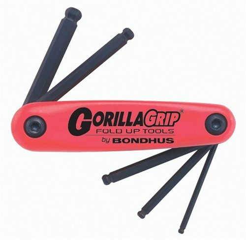 Bondhus 12897 Gorillagrip 5-10mm Bpt Bf5M, Rood