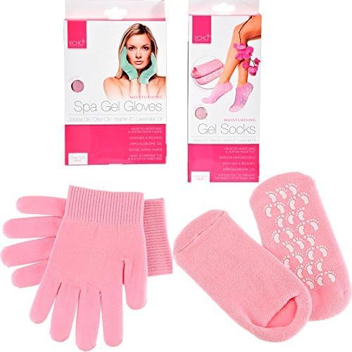 Gel Socks & Gloves Set Hands Feet Skin Whitening Care Beauty Spa Treatment Repairing and Softening Dry Cracked Feet Skins, Gel Lining Infused with Essential Oils and Vitamins (gel gloves and socks 2) (B0CNZ8DW9M) Amazon Price History, Amazon Price Tracker