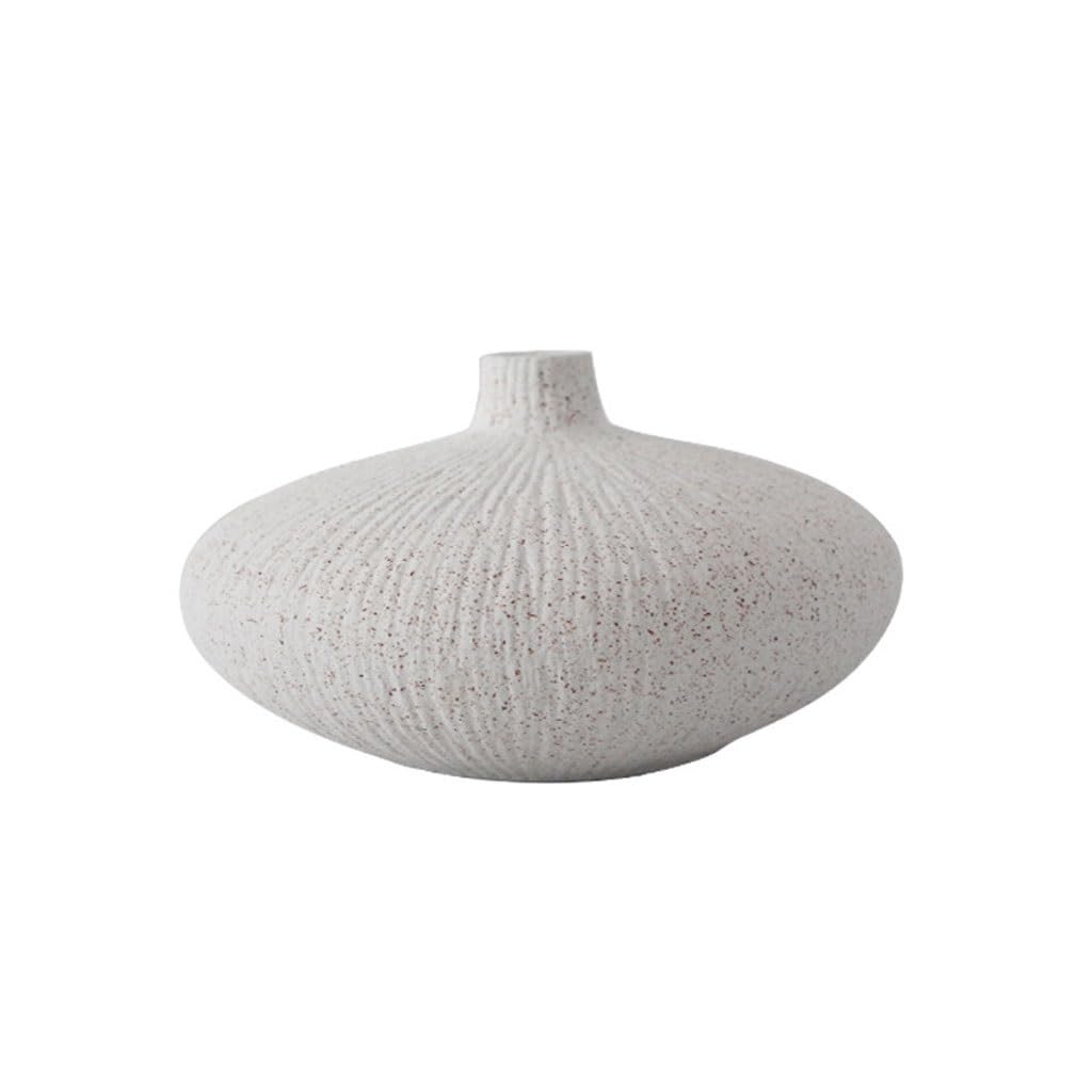 EINES Chinese Style Ceramic Vase Flower Arrangement Desktop Porch Tea Room Ornaments(A)