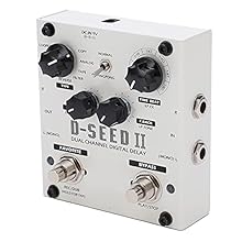 【Versatile Effects】 - This delay effect pedal features 8 distinct delay types, allowing musicians to explore a wide of soundscapes. With a maximum delay time of 2000ms, you can create intricate rhythmic patterns and atmospheric delays that enhance yo...