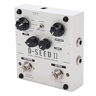 【Versatile Effects】 - This delay effect pedal features 8 distinct delay types, allowing musicians to explore a wide of soundscapes. With a maximum delay time of 2000ms, you can create intricate rhythmic patterns and atmospheric delays that enhance yo...