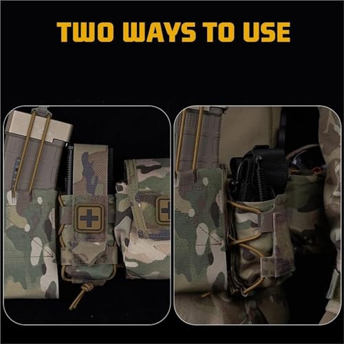 Pochette micro-compacte med Molle de premiers secours tactique noire