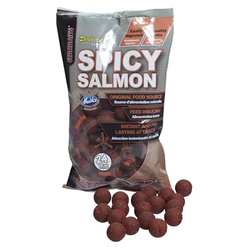 Bouillettes Spicy Salmon 800g appât carpe performant pour amorçage et eschage longue distance