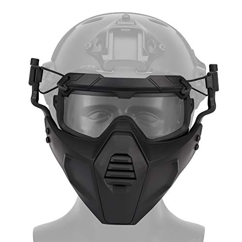 Casque Fast pour Paintball et Soirée Halloween avec Masque Intégral