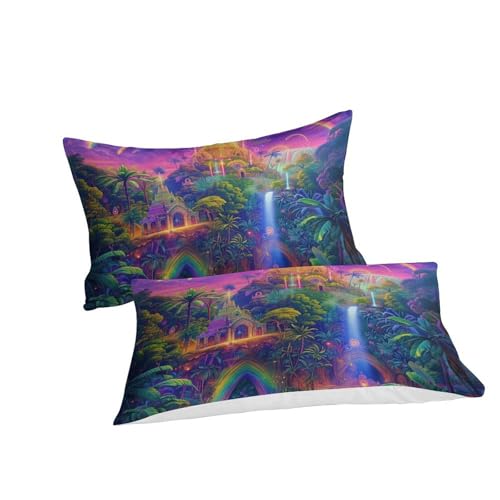 Housse de couette zippée 140x200 microfibre pour lit d'adulte - 3
