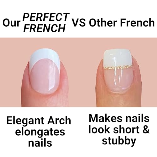 Alice & Bella Tiras de gel semicuradas - ponta francesa perfeita - kit de envoltórios de unhas semic