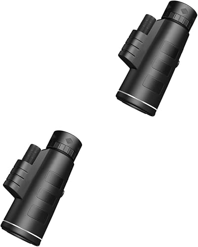 OSALADI 2 telescopios para adultos, telescopio monocular para teléfono inteligente, monoscopio monocular, monoculares, camping, telescopio monocular