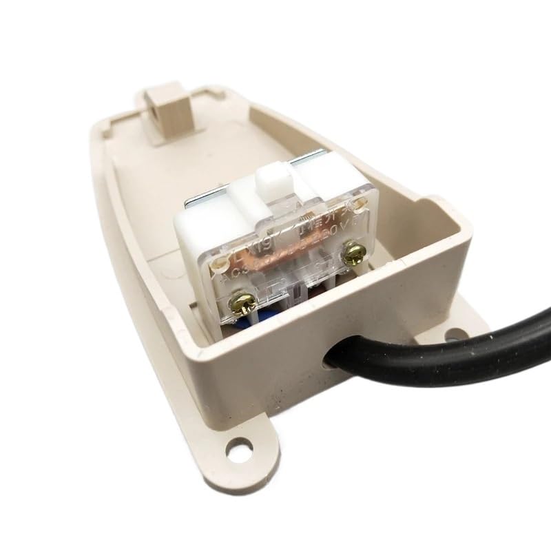 Fußschalter EKW-5A-B Momentan – 380V AC / 220V DC, 5A, Aluminiumgehäuse, 2000 Schaltungen/h, Für Werkzeugmaschinen