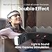 Brain spa, Insomnia Relief Device, Brain Care Headset, 40Hz Gamma Wave Stimulation of Near-Infrared & Bone Conduction, Improve Sleep, Enhance Concentration, Mental Relief and Relieve Stress