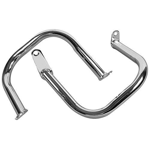 Xfmt Chrome Motorcycle Engine Highway Guard Crash Bar Compatible With Yamaha Vstar 400 650 Dragstar 400 650 Classic 1998-2012 #TOP8