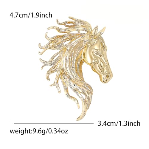 Image of Animal Brooch for Men Vintage Metal Wildlife Lapel Pin Suit Jacket Badge Fashion Accessories for Men
