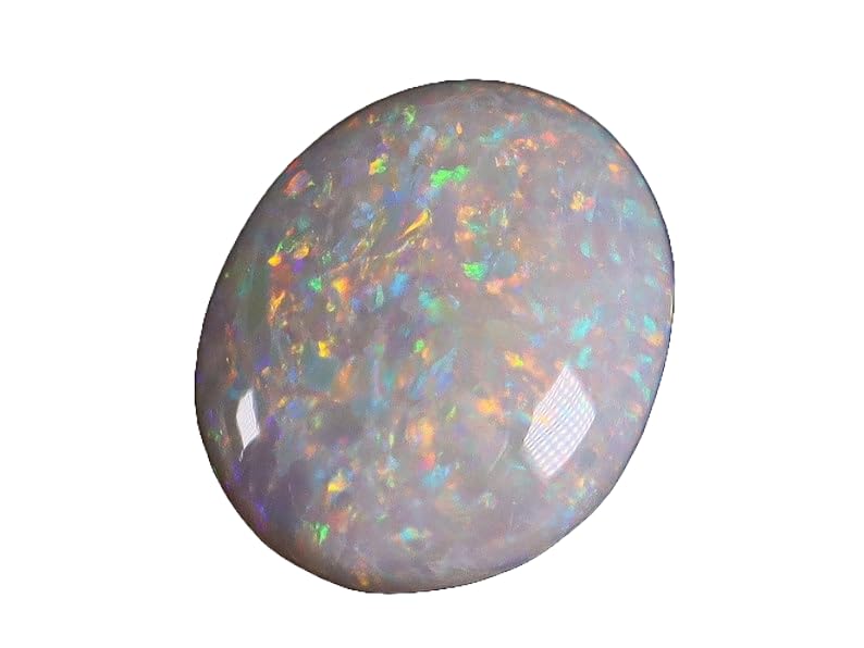 Opale australienne de qualité AAA cabochon ovale multi feu pour création joaillerie haut de gamme