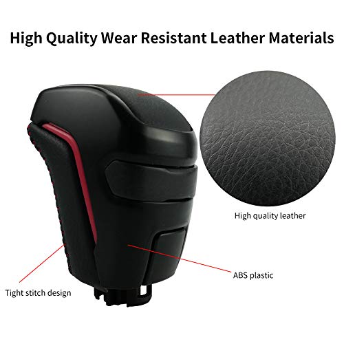 Qnbes Automatic Shift Knob Replace Ptr57-35170 Fit For Toyota Tacoma Trd Pro 2016-2021, Automatic Car Gear Shifter Lever Adapter - Black #TOP4