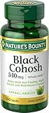 Nature's Bounty Black Cohosh 540 mg Natural, 100 Capsules