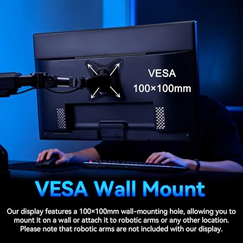 Image of 22 inch FHD 75Hz AMD FreeSync Monitor, sRGB 99%, HDMI, EyeCare for Game,Office | 22inch FHD 1920x1080 Computer Monitor 75Hz Vibrant IPS 90% DCI-P3 HDMI2.0 VGA 100x100VESA Eye Saver Mode 2ms GTG