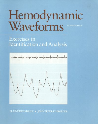 Hemodynamic Waveforms: Exercises in Identification and Analysis