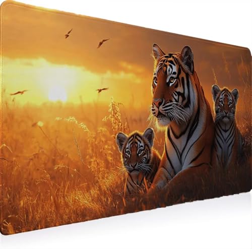 Tapis de souris XXL bords cousus pour éviter l'effilochage et les glissements