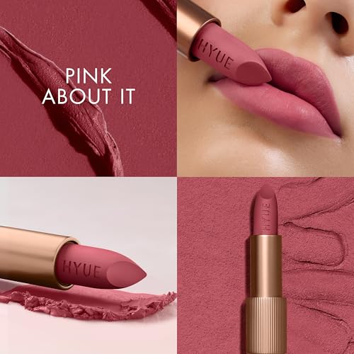 Image of HYUE Coral Rave Lip Kit - Liquid & Velvette Matte Lipsticks, Lip Tint, Lip Plumper | 16.4 ml | Long-Wear Soft-Matte Finish | with Jojoba, Almond & Indian Gooseberry Extract | Makeup Set