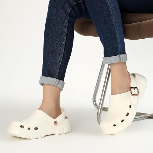 Image of CASSIEY Slip on Sandals Women Comfortable EVA Closed Toe Clogs