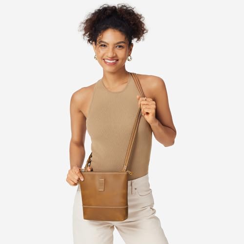S-ZONE Leather Crossbody Bags for Women Small Over the Shoulder Purses and Handbags Trendy3