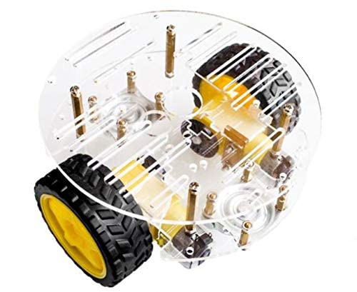 camiot Solutions Robot Chassis 2 Wheel Drive Round