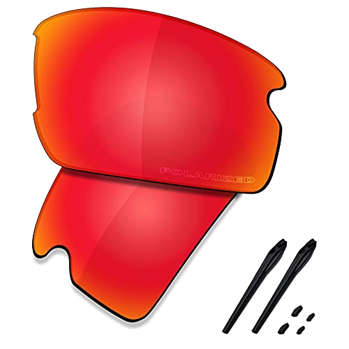Image of SAUCER Premium Replacement Lenses & Rubber Kits for Oakley Flak 2.0 OO9295 | UV400 Protection, Anti-Scratch, Precise Fit