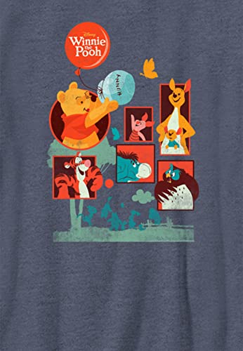 Disney Winnie Pooh and Friends Boy's Heather Crew Tee2