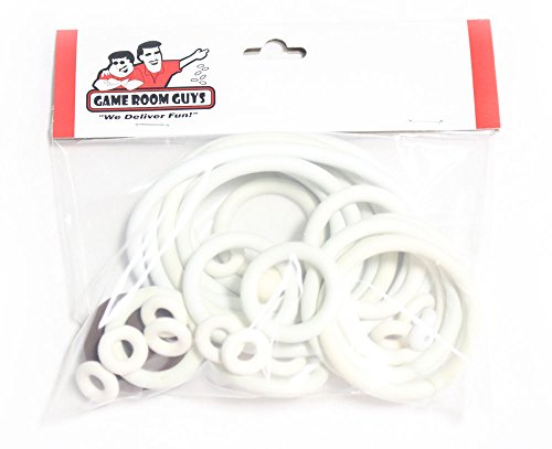 Game Room Guys Williams Lucky Strike Pinball White Rubber Ring Kit