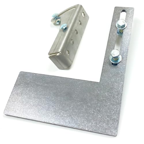 OBM Tool Rest for 2x48 Convertible Belt Grinder – Solid Steel, Adjustable Depth & Tilt, 7” x 3” Work Surface – Made in USA