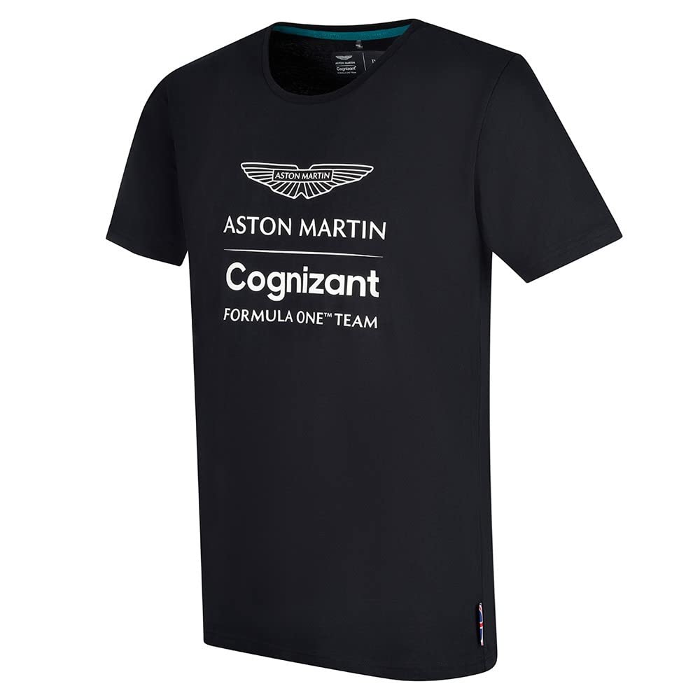 Aston Martin Cognizant F1 Men's Lifestyle T-Shirt, Black, M