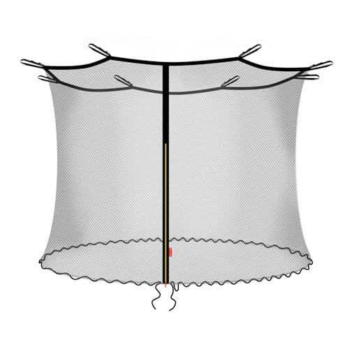 Baunsal® Trampolin Sicherheitsnetz Ø 305 cm (JS-IN) innenliegend für 8 Netzstangen Netzhöhe 180 cm Ersatzteile Netz Schutznetz Kindertrampolin Ersatznetz Gartentrampolin Outdoor