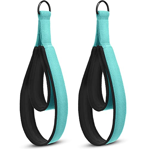 2 Pcs Pilates Straps Double Loop D-ring Straps for Reformer Pilates Accessories Yoga Exercise Fitness Yoga Exercise Accessories for Home Gym Workout