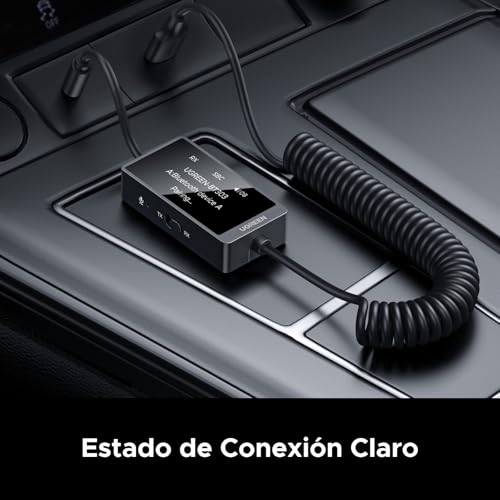 UGREEN Receptor Transmisor Bluetooth 5.4 USB Adaptador 2 en 1 Jack 3,5mm Audio para Coche TV Altavoz Auriculares Amplificador - imagen 3