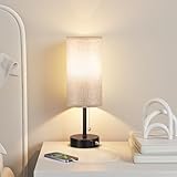 Grey Bedside Lamp thumbnail 5