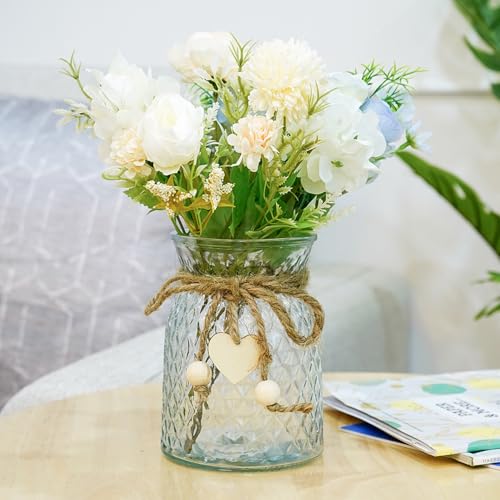 Best Decorative Vases: Glass vs Ceramic 4 Nostrae by Ekhasa Glass Vase Flower Pot for Home Decoration | Cen...
