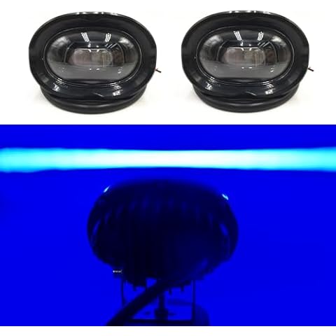 Fuguang LED Forklift Lights Blue Straight Line Forklift Safety Light Warehouse Working Area Warning Lights(Blue 2 Pack) Cover