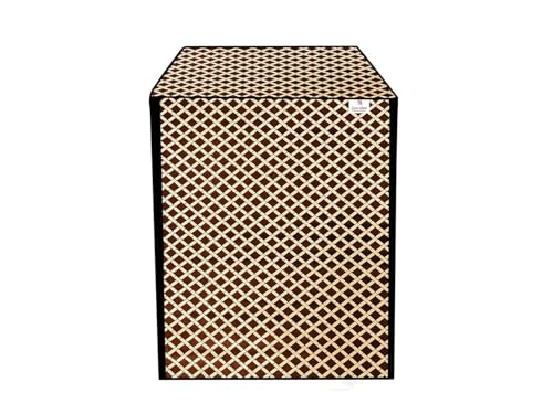 Image of Front Load Fully Automatic Washing Machine Cover for 8.5kg to 10kg | Waterproof & Dustproof Polyester Cover with Zip Closure | Suitable with Samsung, IFB, LG, Bosch & More (67 x 67 x 87 cm)