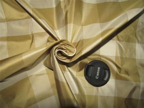 Taffetas de soie véritable TAF#C62 coloris crème dorée pour créer un bustier
