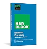 H&R Block Tax Software Premium 2022 with Refund Bonus Offer (Amazon Exclusive) [Physical Code by Mail]