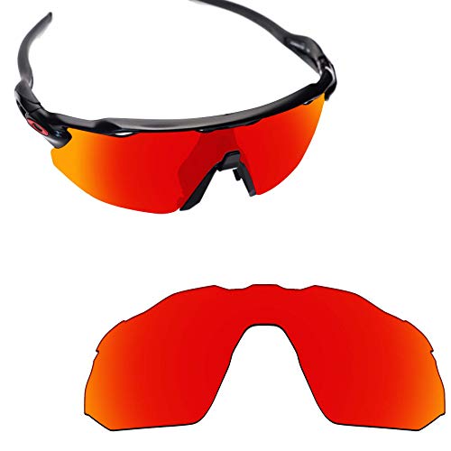 Image of Alphax Fire Red Polarized Replacement Lenses for Oakley Radar EV Advancer OO9442