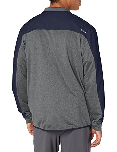 Image of CBUK Men's Wind Resistant Swish Colorblock Mock Neck Full Zip Jacket