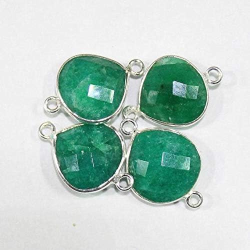 1 Strand Emerald pear Bezel Faceted 4 Pieces Strand Gemstone Beads, Jewelry Supplies for Jewelry Making, Bulk Beads, for Meditation Jewellery Gemstone Size 20mm