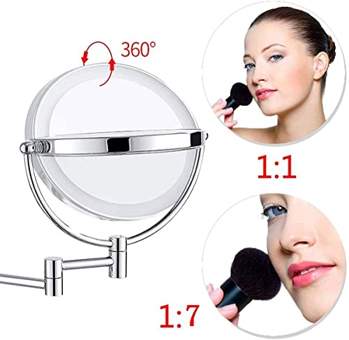 Miroir de salle de bain mural 8 pouces idéal pour une routine beauté chic - 4