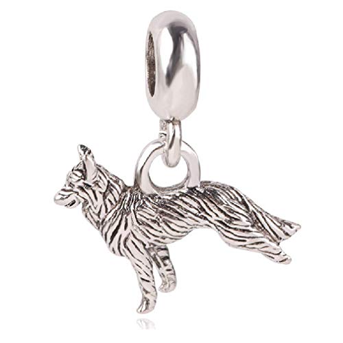 LaBenie Dangle German Shepherd Dog Charm Bead