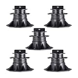 Soportes de montaje en piedra Soporte de viga ajustable Soporte versátil y confiable adecuado para varios proyectos de construcción Plástico Madera Soporte de piedra FlexiLevel Soporte de viga