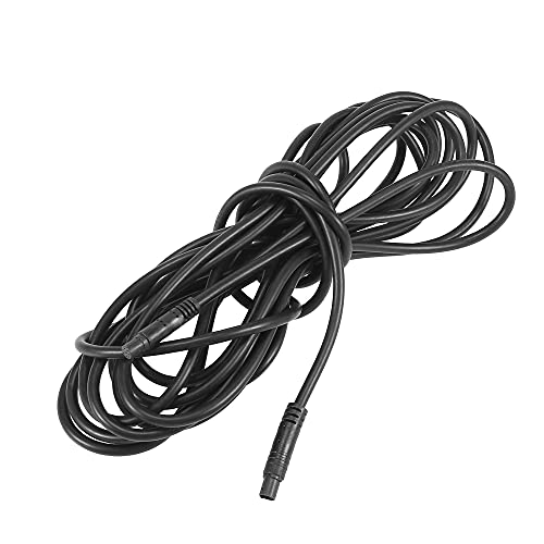Image of X AUTOHAUX 8 Pin 20ft 6m Backup Camera Extension Cable Dash Camera Cord Wires Car Rear View Camera